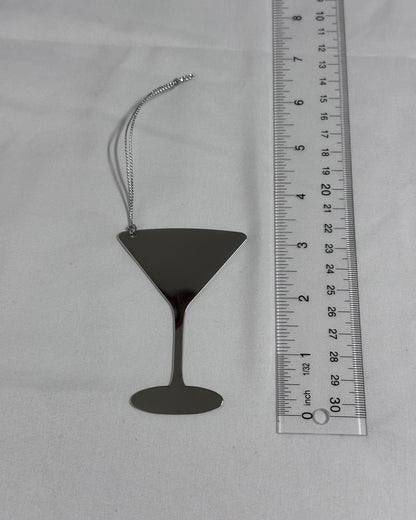 Martini Glass Christmas Ornament by Ruler