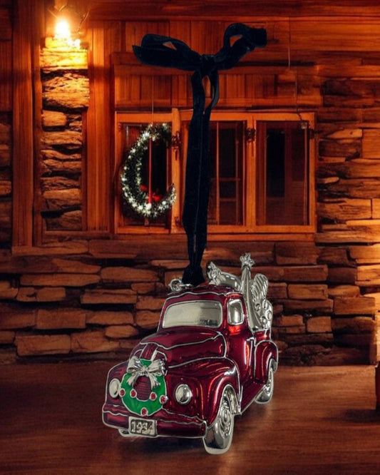 Vintage Car Christmas Ornament