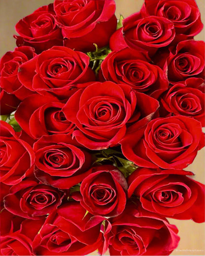 Flower Bouquet delivery of red roses available.
