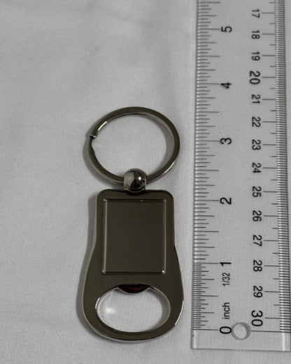 Chrome Keychain Bottle Opener